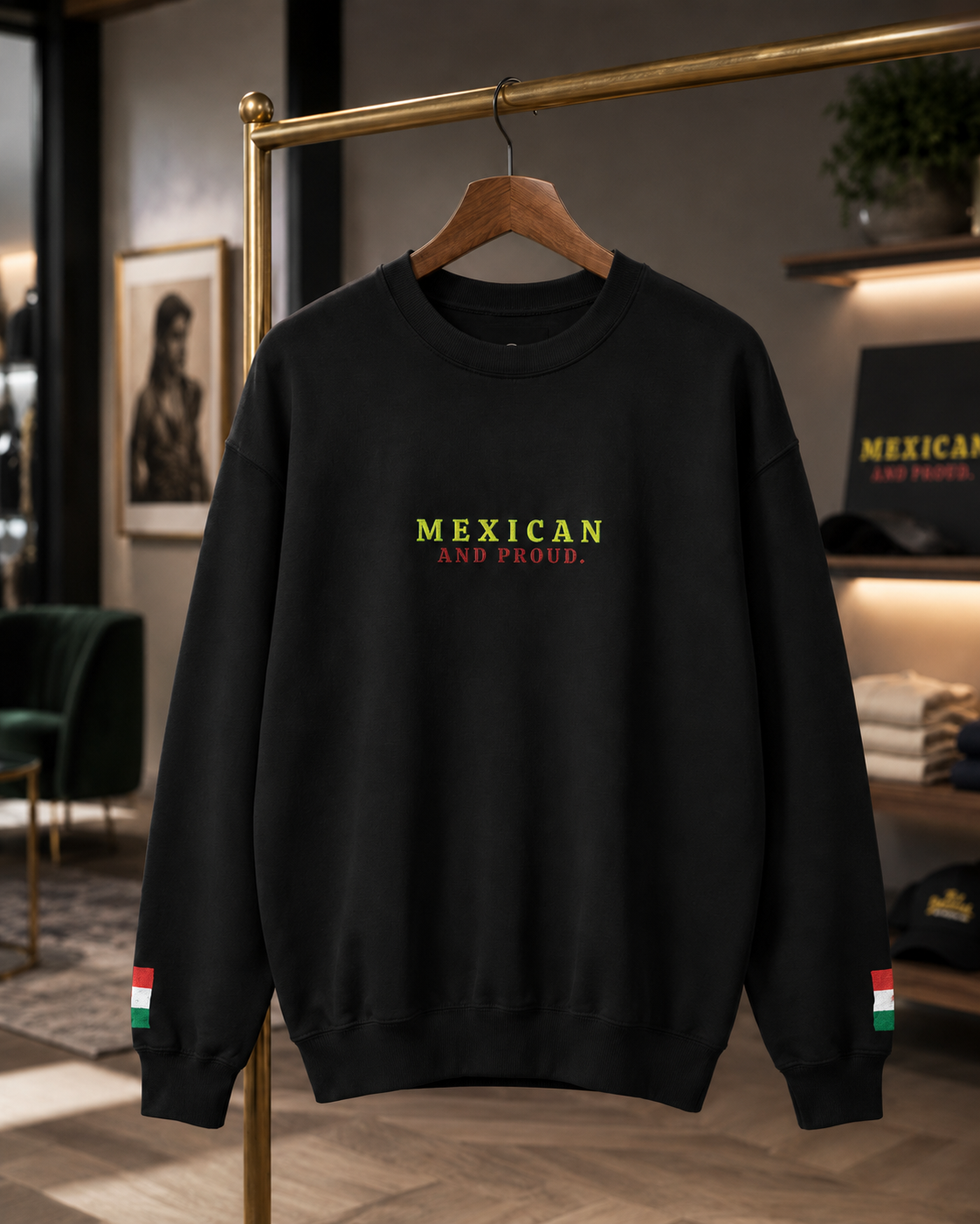Mexican and Proud. 🇲🇽 — Cozy Sweatshirt