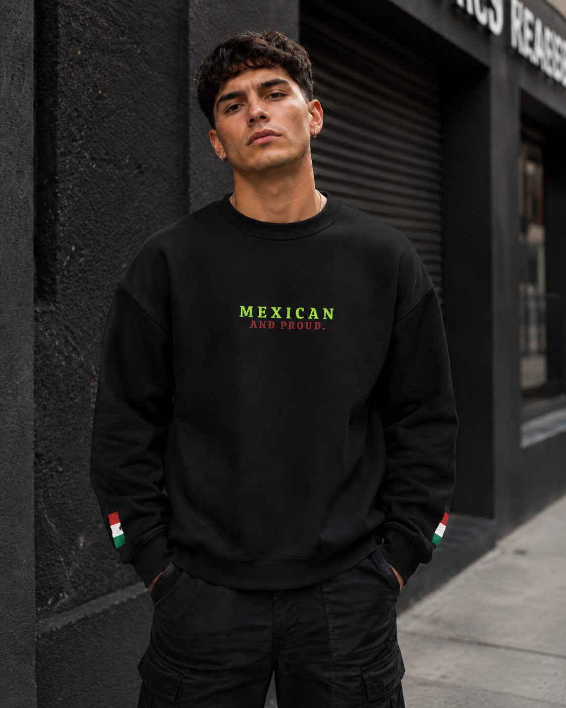 Mexican and Proud. 🇲🇽 — Cozy Sweatshirt