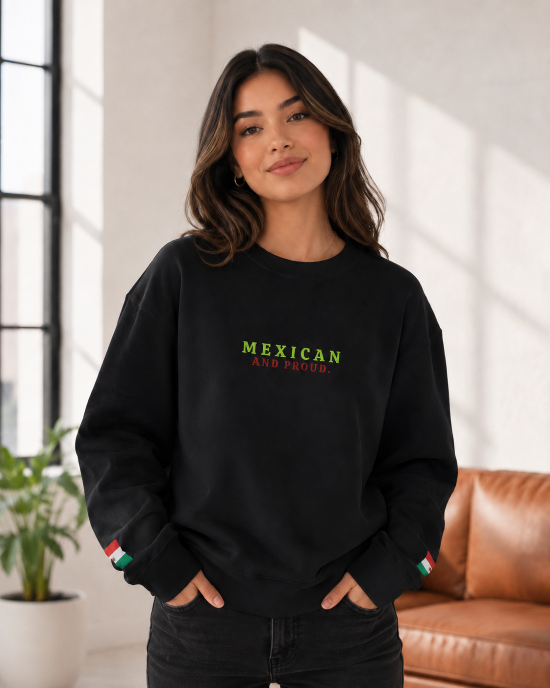 Mexican and Proud. 🇲🇽 — Cozy Sweatshirt