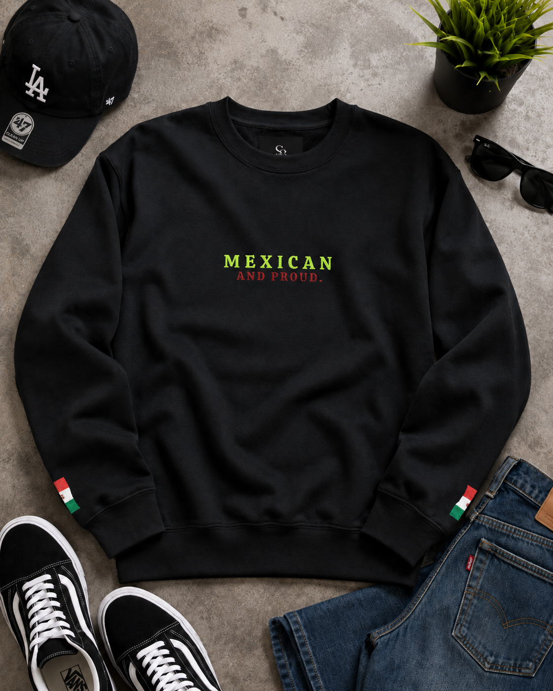 Mexican and Proud. 🇲🇽 — Cozy Sweatshirt